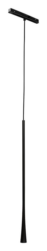 Hängeleuchte für Leiste Sigma, schwarz, 7W, 3000K, 213lm, 38°, CRI>90