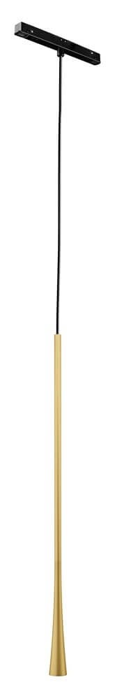 Aufhängende Leuchte für die Leiste Sigma, goldfarben, 7W, 3000K, 213lm, 38°, CRI>90