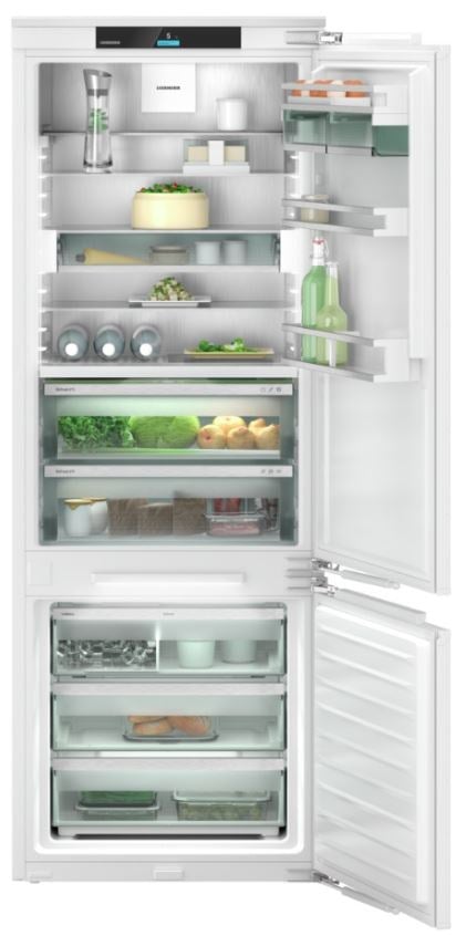 Built-in combined fridge with freezer XXL Liebherr ICBNbi7663