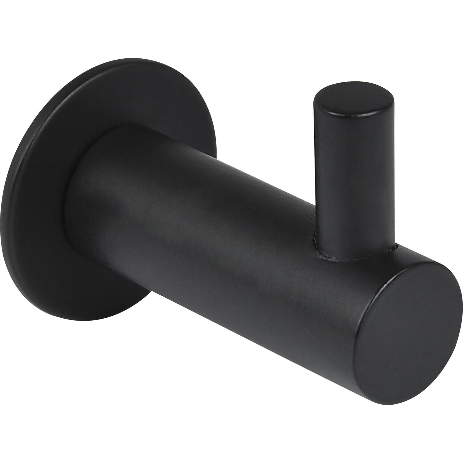Coat hook, pr. 30 mm, hl. 47 mm, black