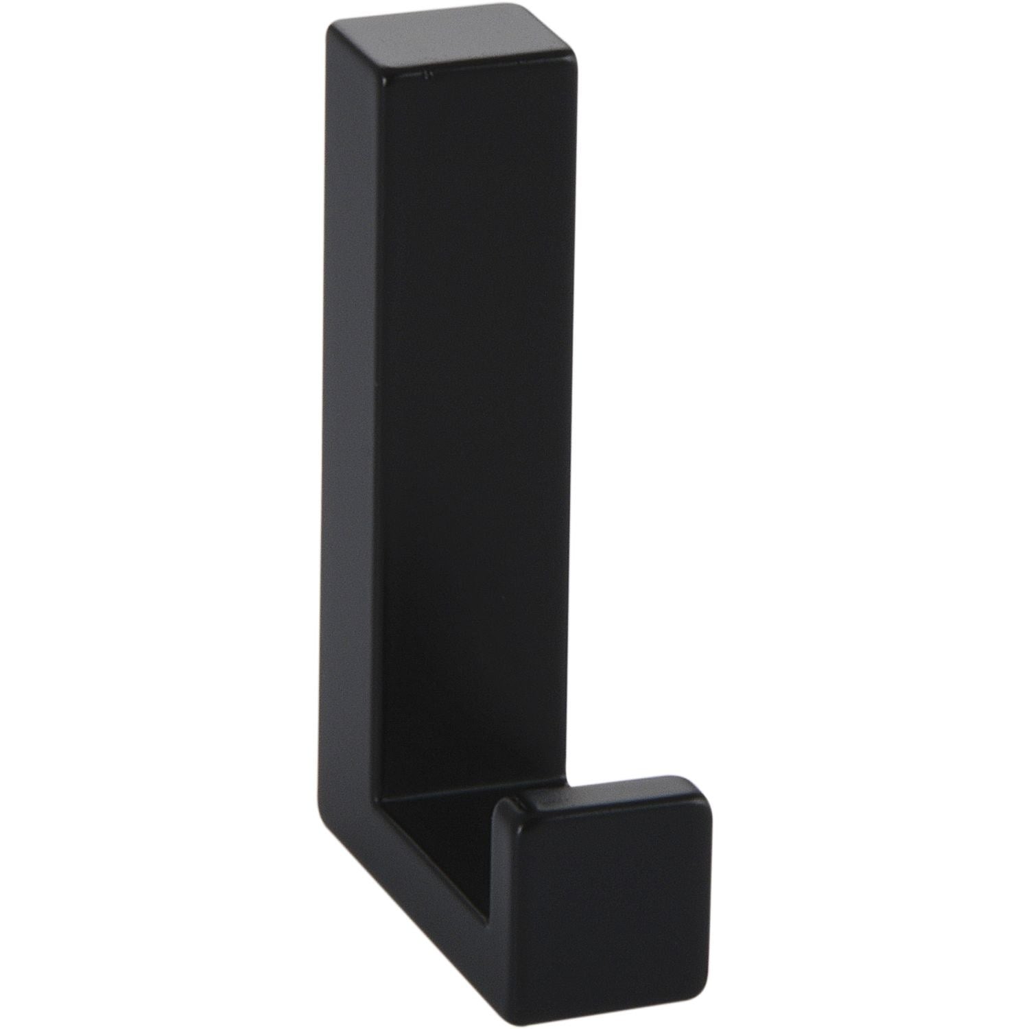 Coat rack, width 15 mm, height 61 mm, black