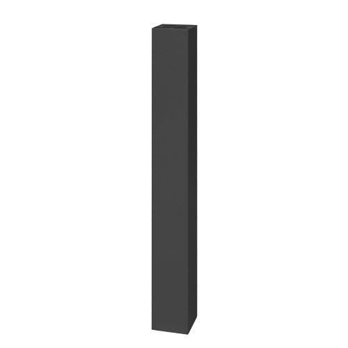 Table leg 6x6x715 cm, BLACK matte