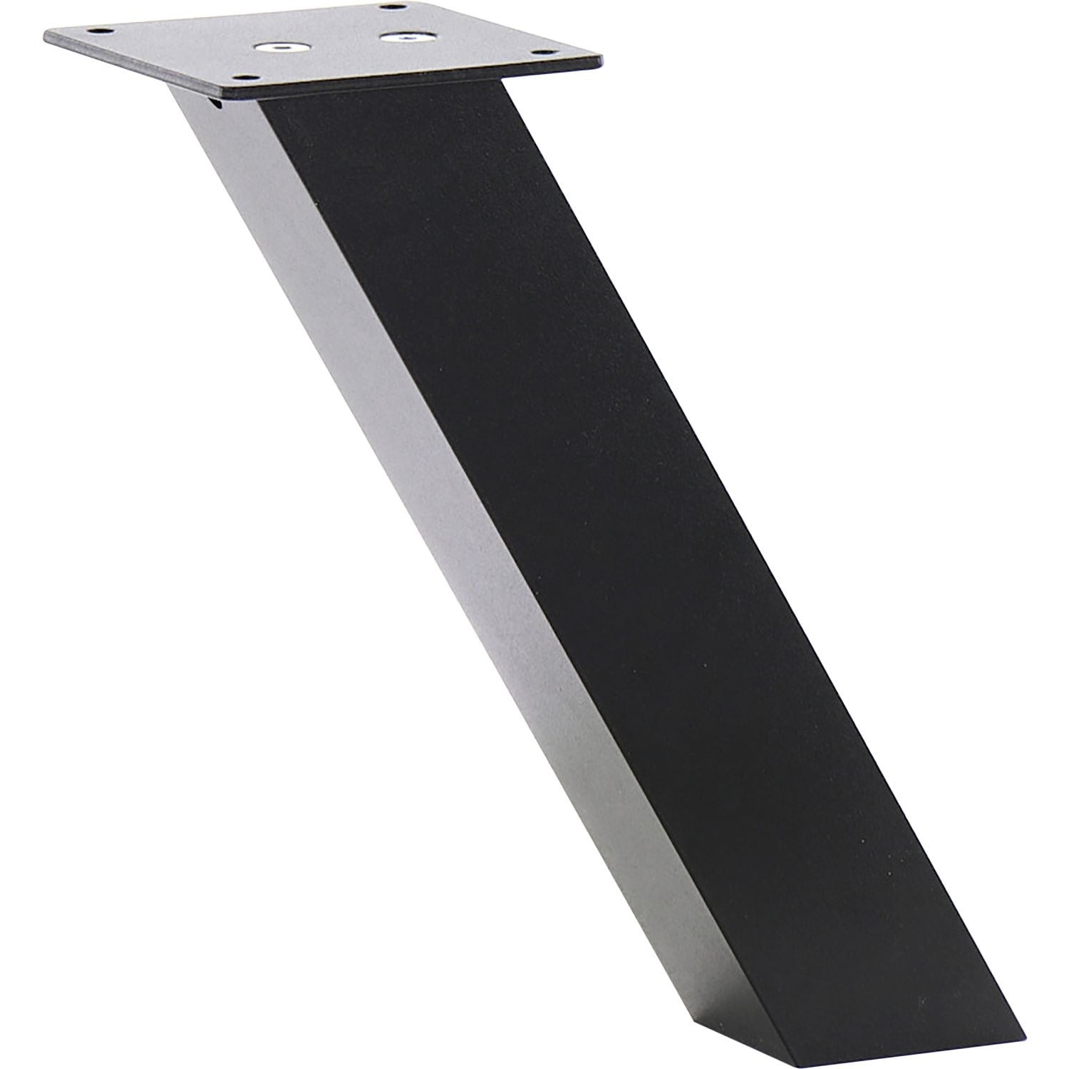 Bar console slanted, 50x50, h. 170 mm, black
