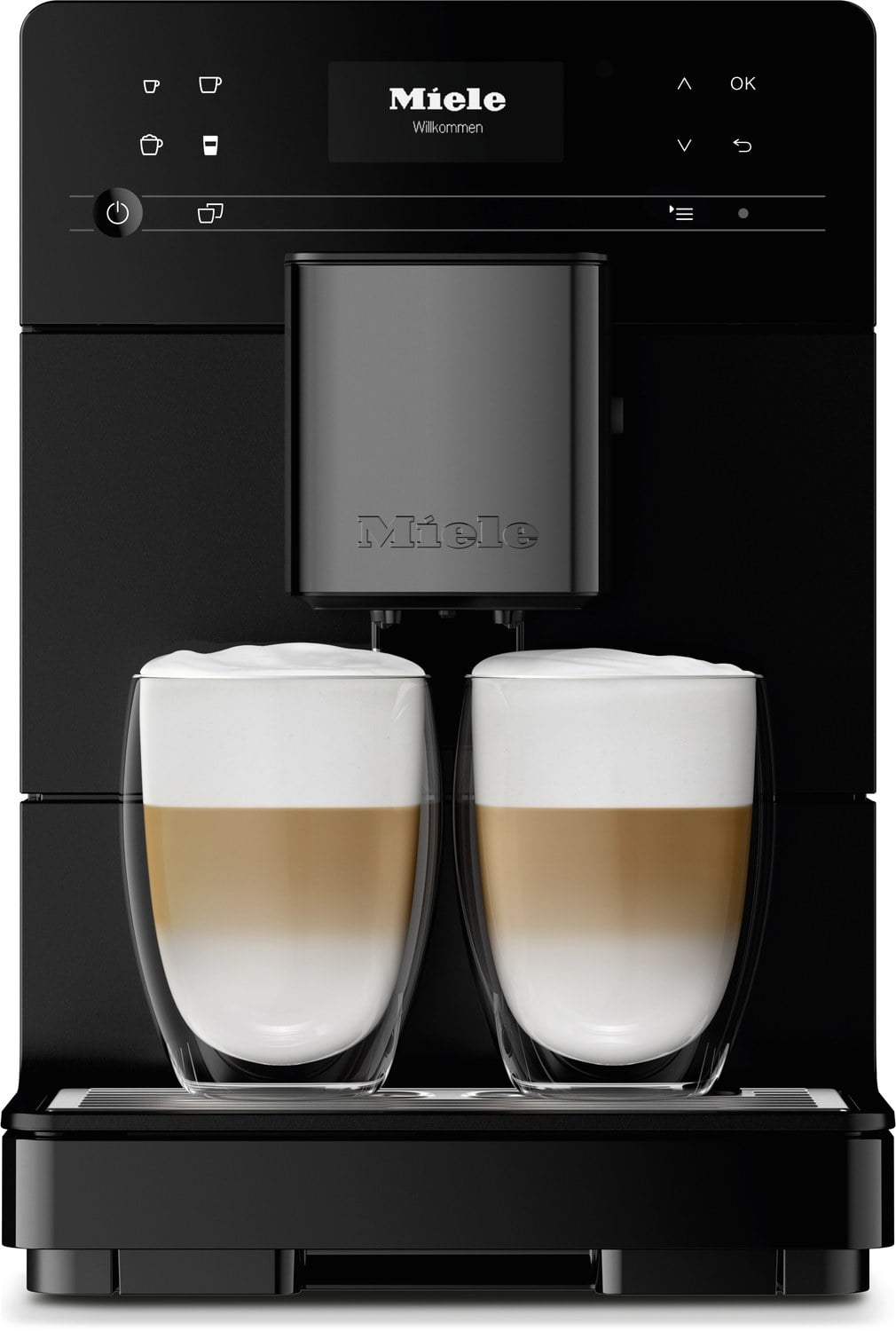 Freistehende Kaffeemaschine Miele CM 5510, Obsidian schwarz, matt
