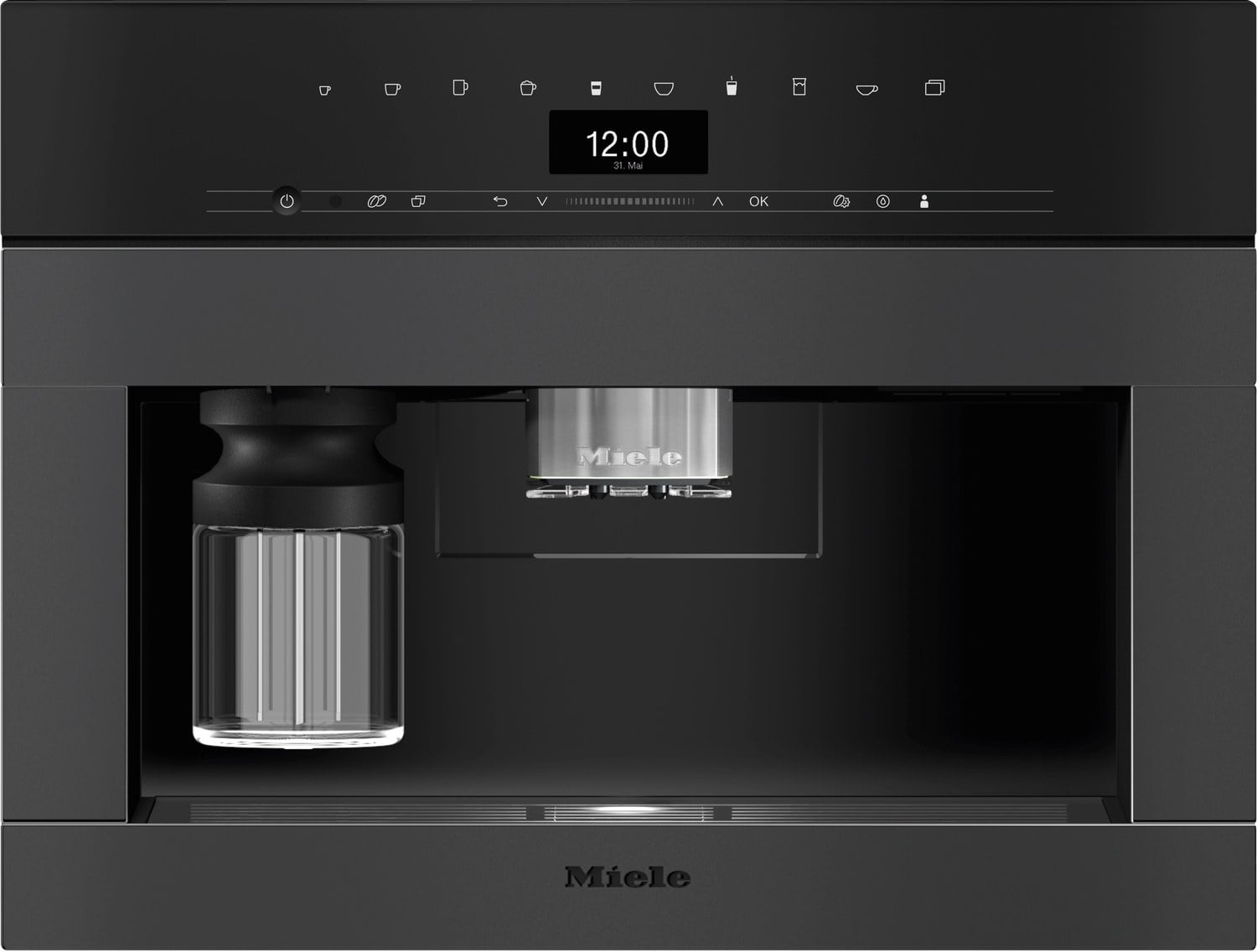 Einbau‑Kaffeemaschine Miele CVA 7440 125 Gala Ed. Mattschwarz