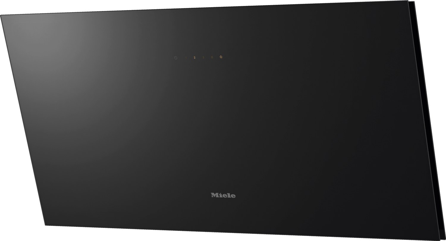 Wand‑Dunstabzugshaube Schornstein‑Design 90 cm Miele DAH 2960 Escala schwarz