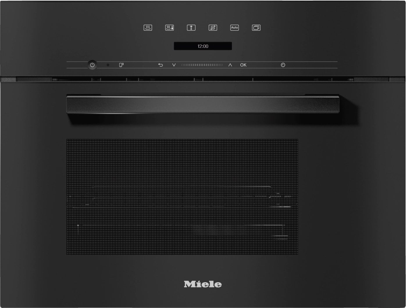 Einbau‑kompakter Dampfbackofen Miele DG7240‑SW Obsidian schwarz