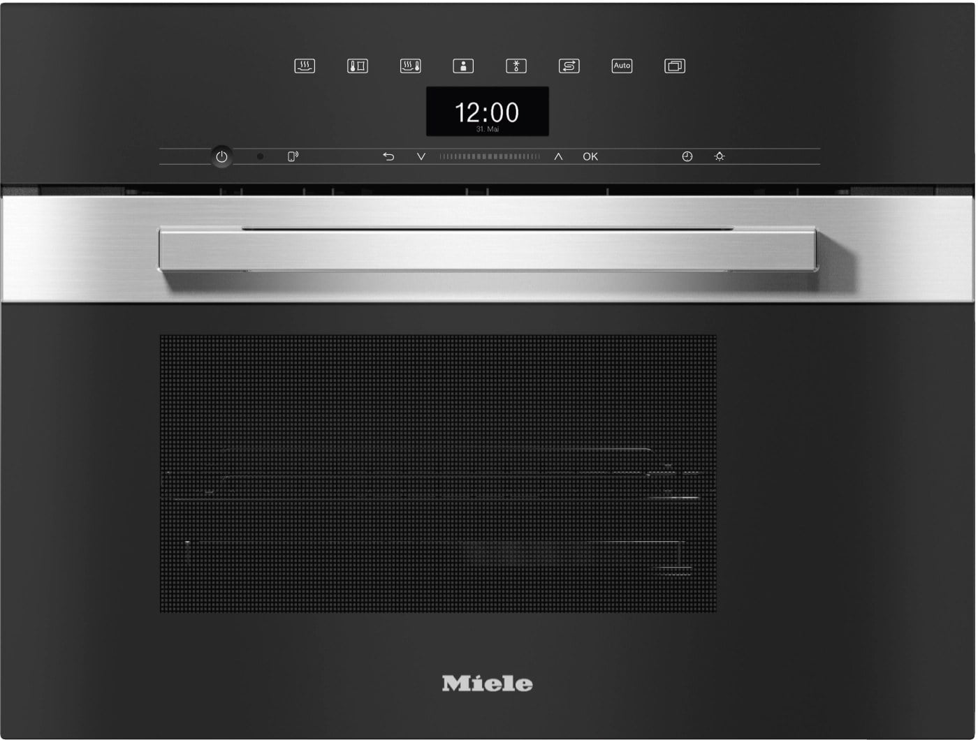 Built‑in compact steam oven Miele DG7440-ED Stainless CleanSteel