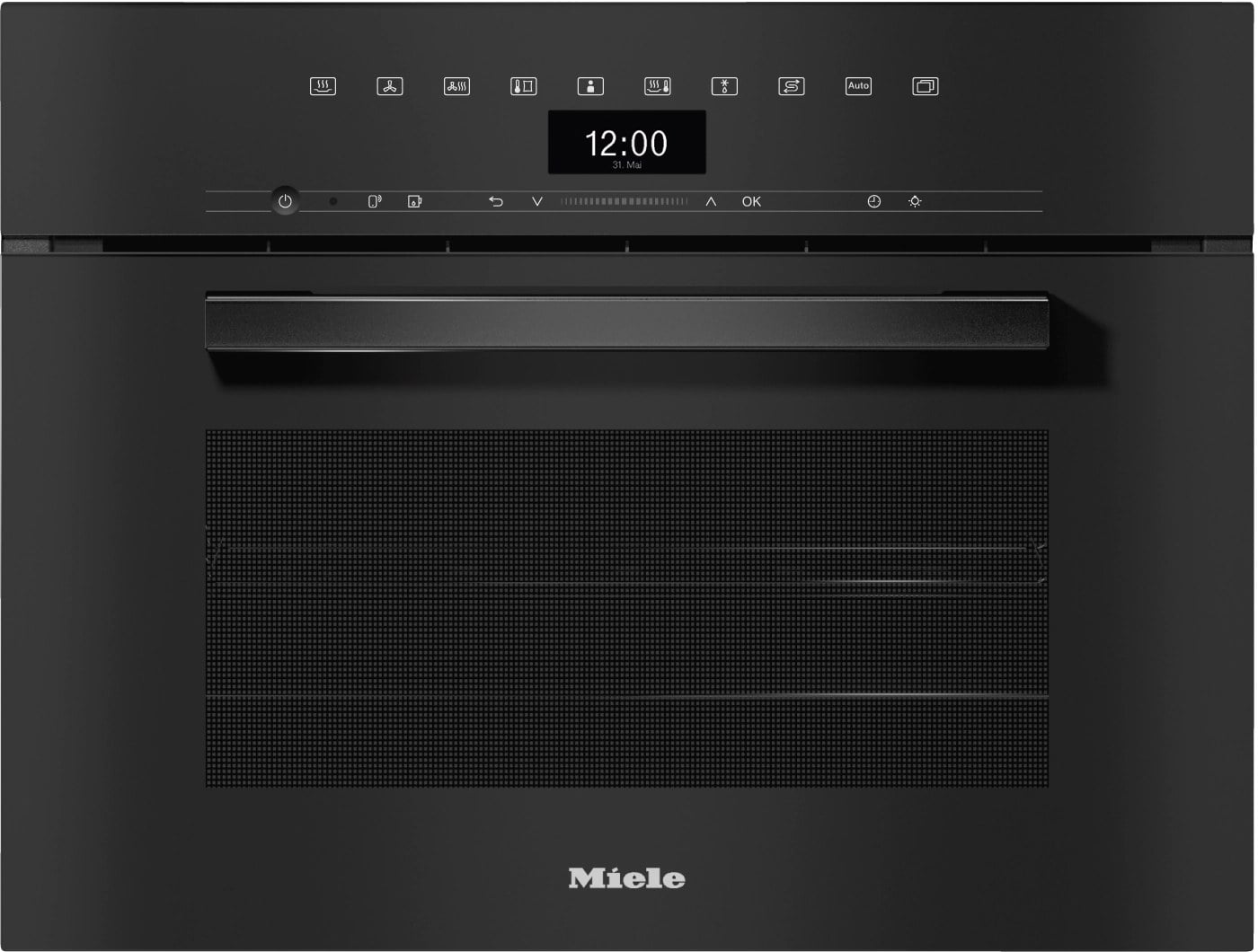 Kompatter Konvektomat Miele DGC7440HCPro Obsidian schwarz