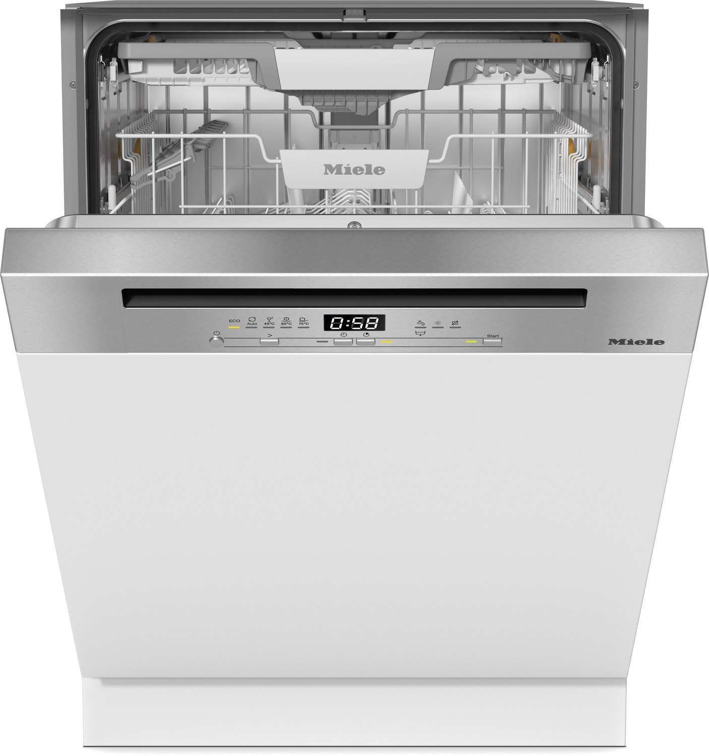Einbau‑Geschirrspüler mit Panel Miele G 5811 SCi Active Plus Nerez CleanSteel
