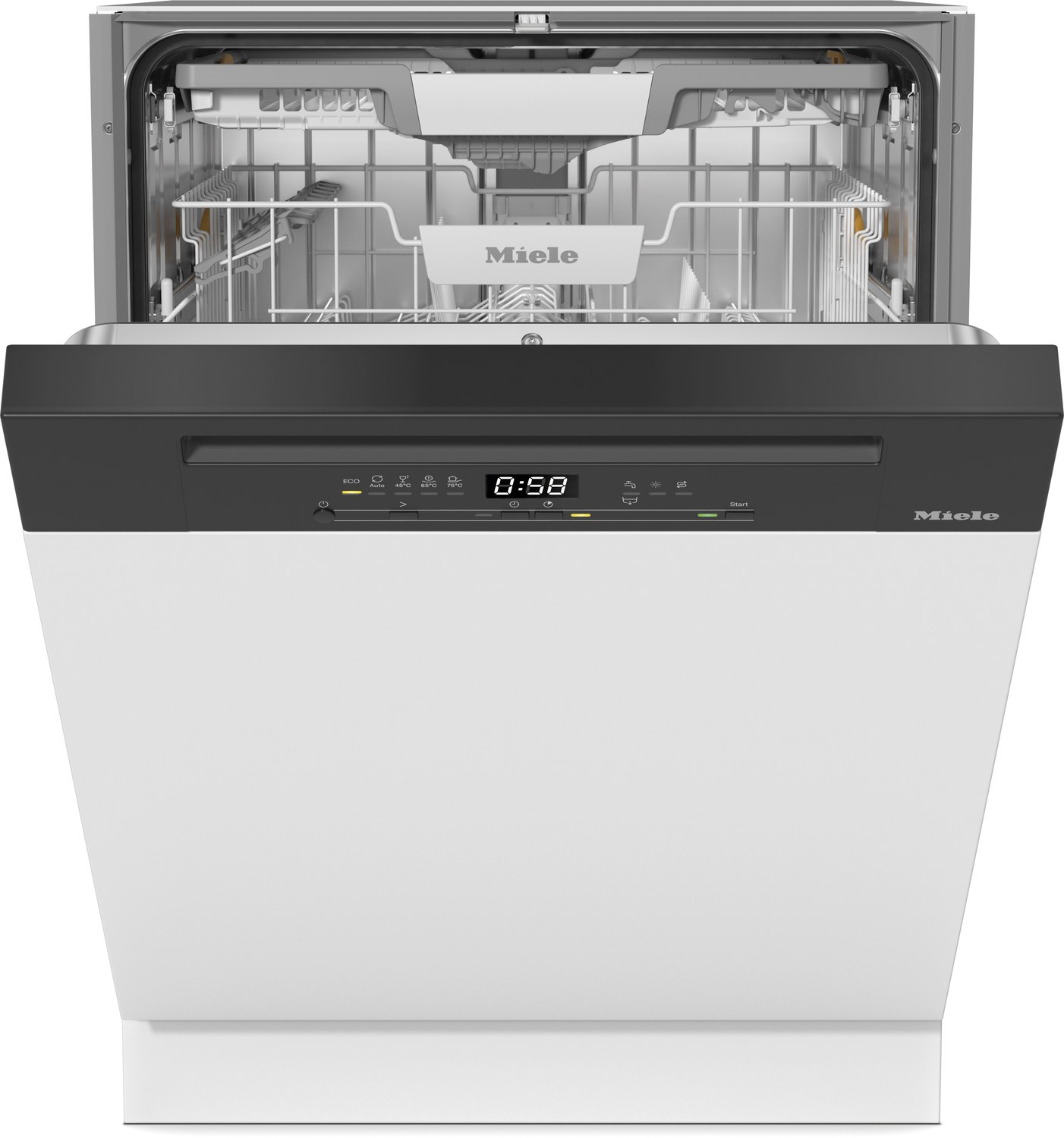 Built-in dishwasher with panel Miele G 5811 SCi Active Plus Obsidian black