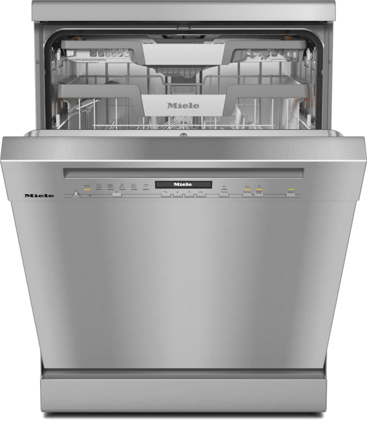 Volně stojící myčka nádobí Miele G 7040 SC AutoDos Nerez CleanSteel – výprodej, studio Hodonín