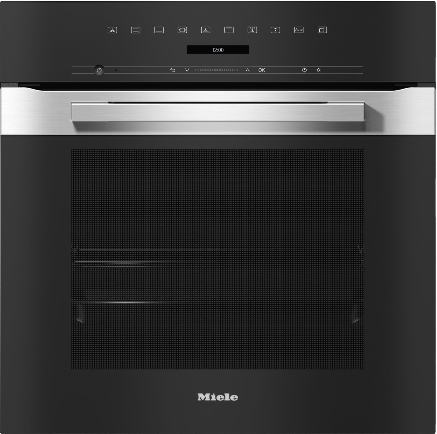 Vestavná trouba horkovzdušná Miele H7260B CulinArt Nerez CleanSteel – výprodej, studio Olomouc