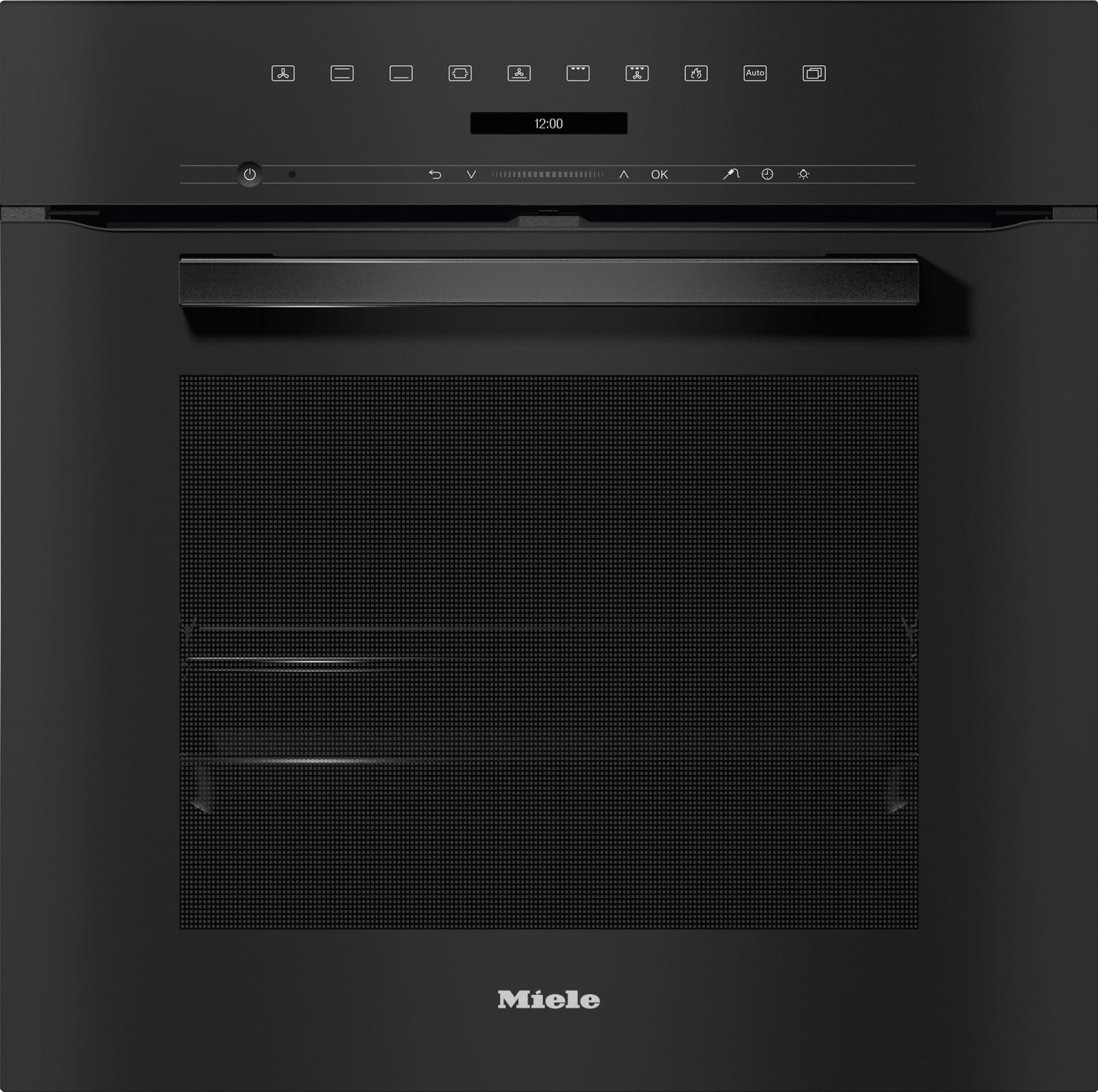 Beépíthető légkeveréses sütő Miele H7262BP Obsidian fekete