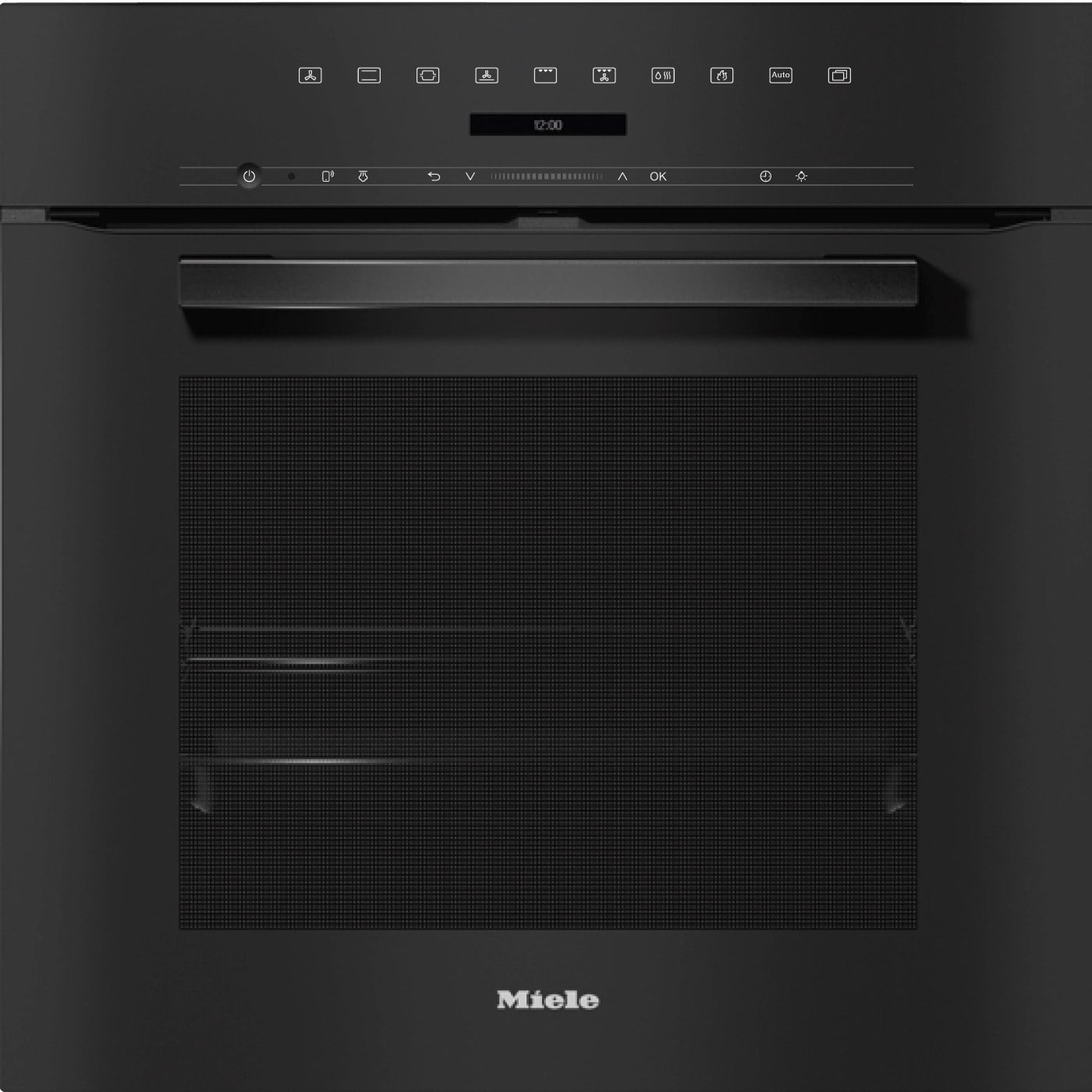 Beépíthető sütő légkeveréses Miele H7264BP Obsidian fekete