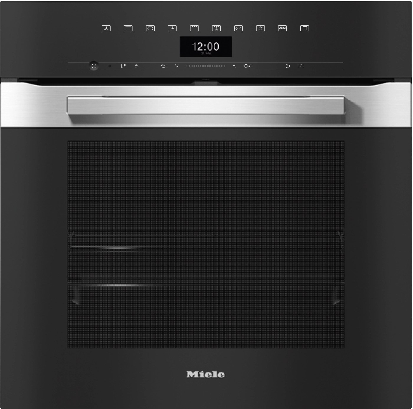 Built-in fan oven Miele H7464BP Stainless CleanSteel