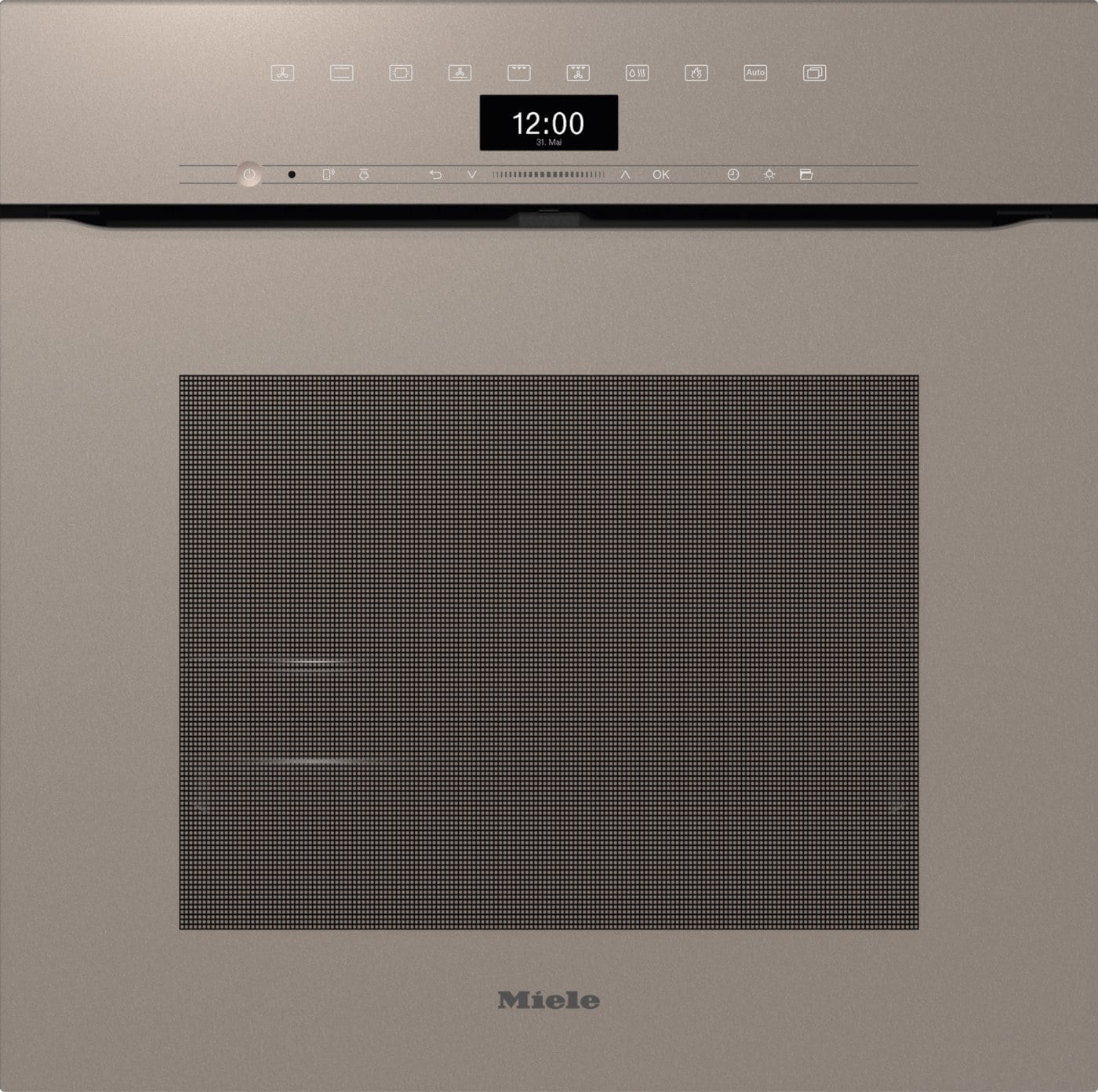 Miele H 7464 BPX – Pečicí trouba bez rukojeti, pyrolytická, perleťově béžová – výprodej, studio Praha 9