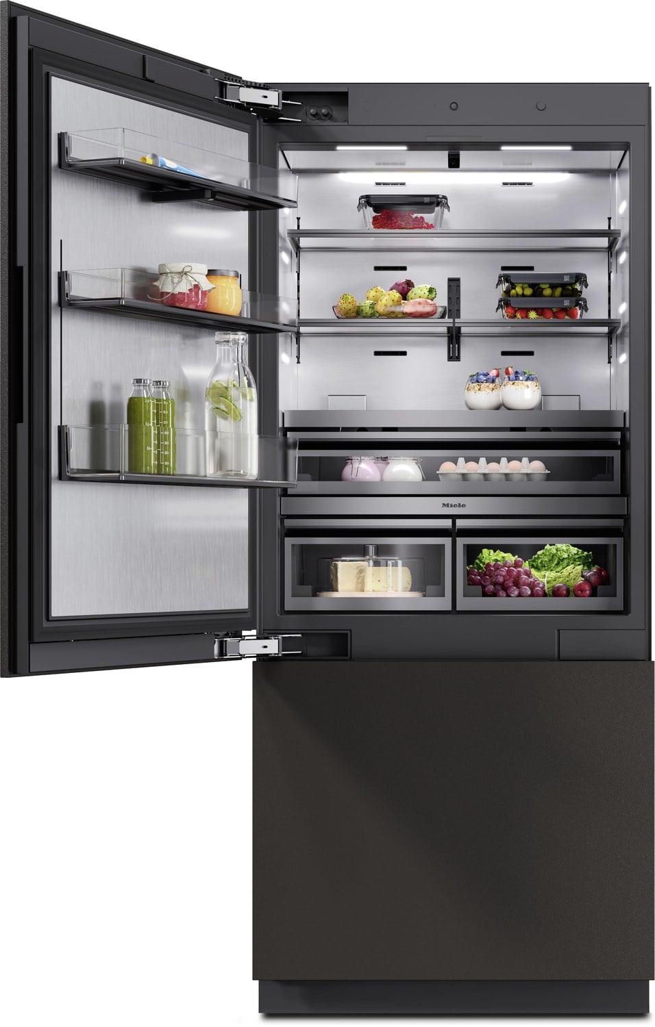 Einbau‑Kühlschrank mit Gefrierschrank Miele MasterCool KFMC 3844 L- Türanschlag links