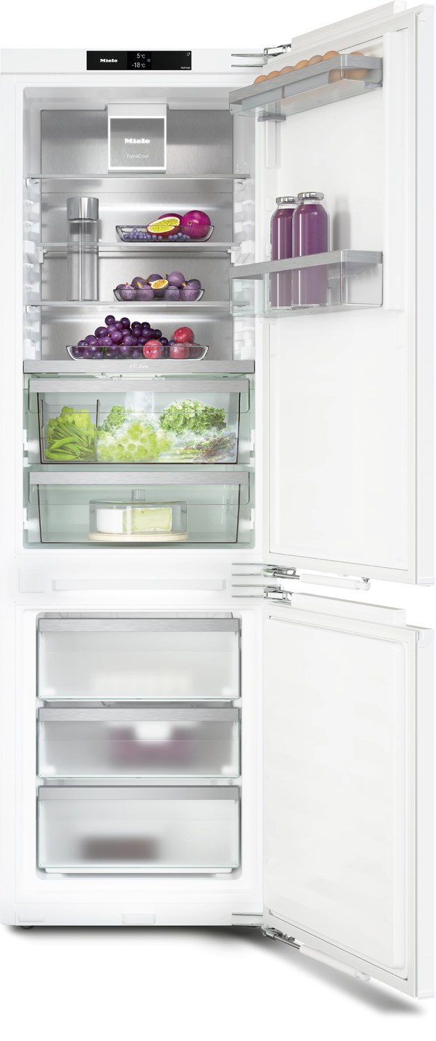 Einbau‑Kombinationskühlschrank mit Gefrierschrank Miele KFN 7774 B