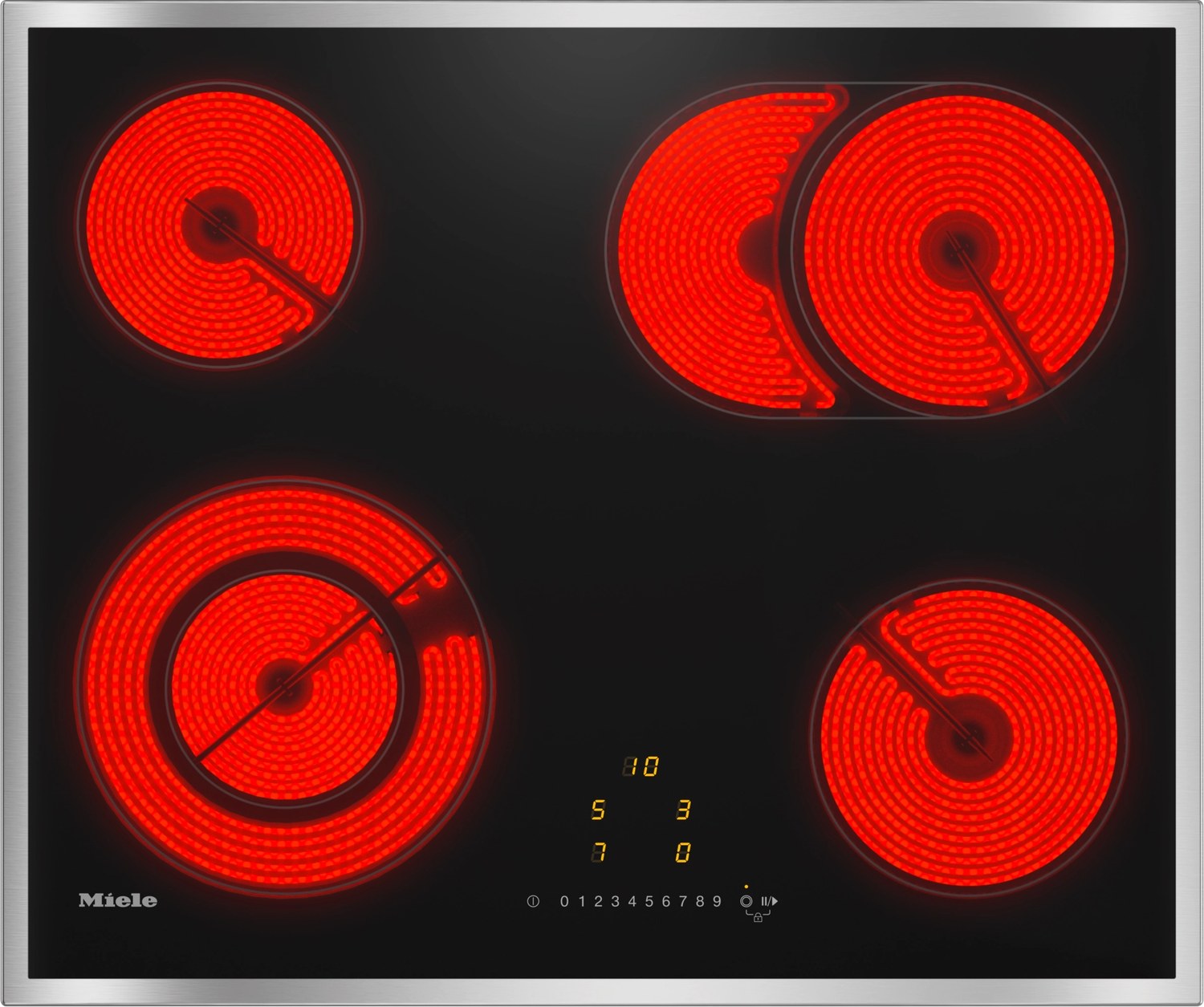 Kochfeld Sinterkeramik Miele KM6521FR-SW