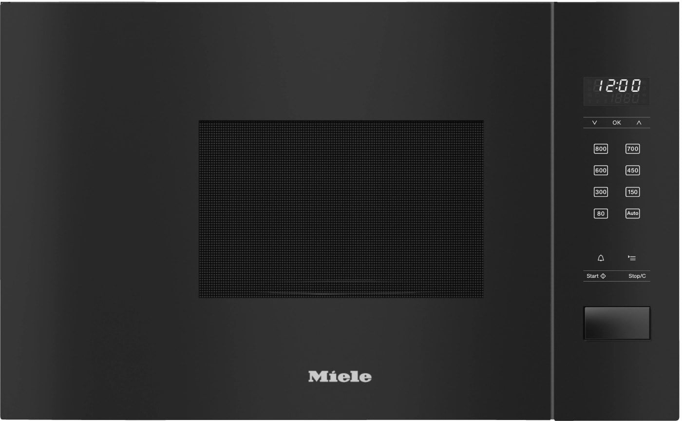 Mikrowellen-Backofen Einbau-Miele M2230SC-SW Obsidian schwarz