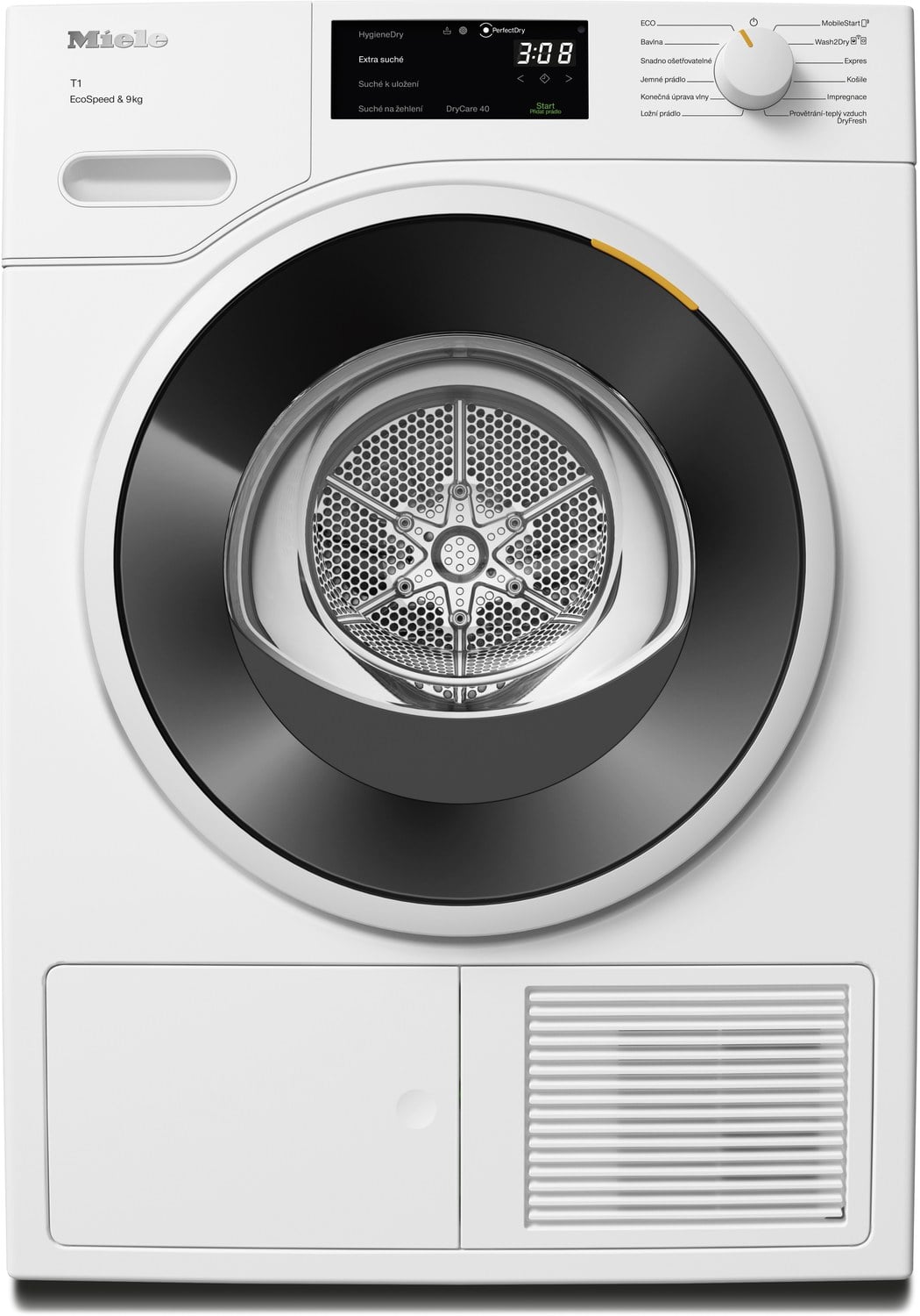 Freestanding dryer Miele TWD640WP EcoSpeed&9kg