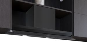 Built-in steam extractor hood 90 cm Siemens LJ97BDP65 black matte