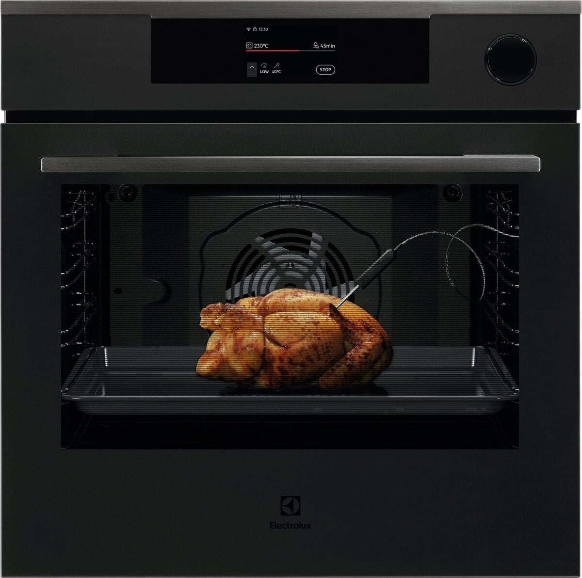 Built‑in steam oven Electrolux KOCAP3XT Black matt