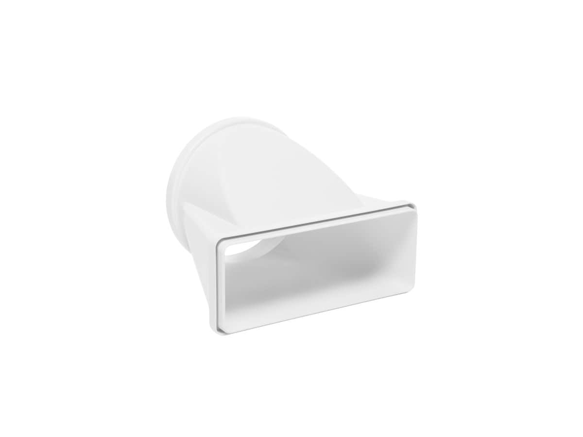 Horizontal connection rectangle (220x90) to round shape (D150) M2CKCF02U