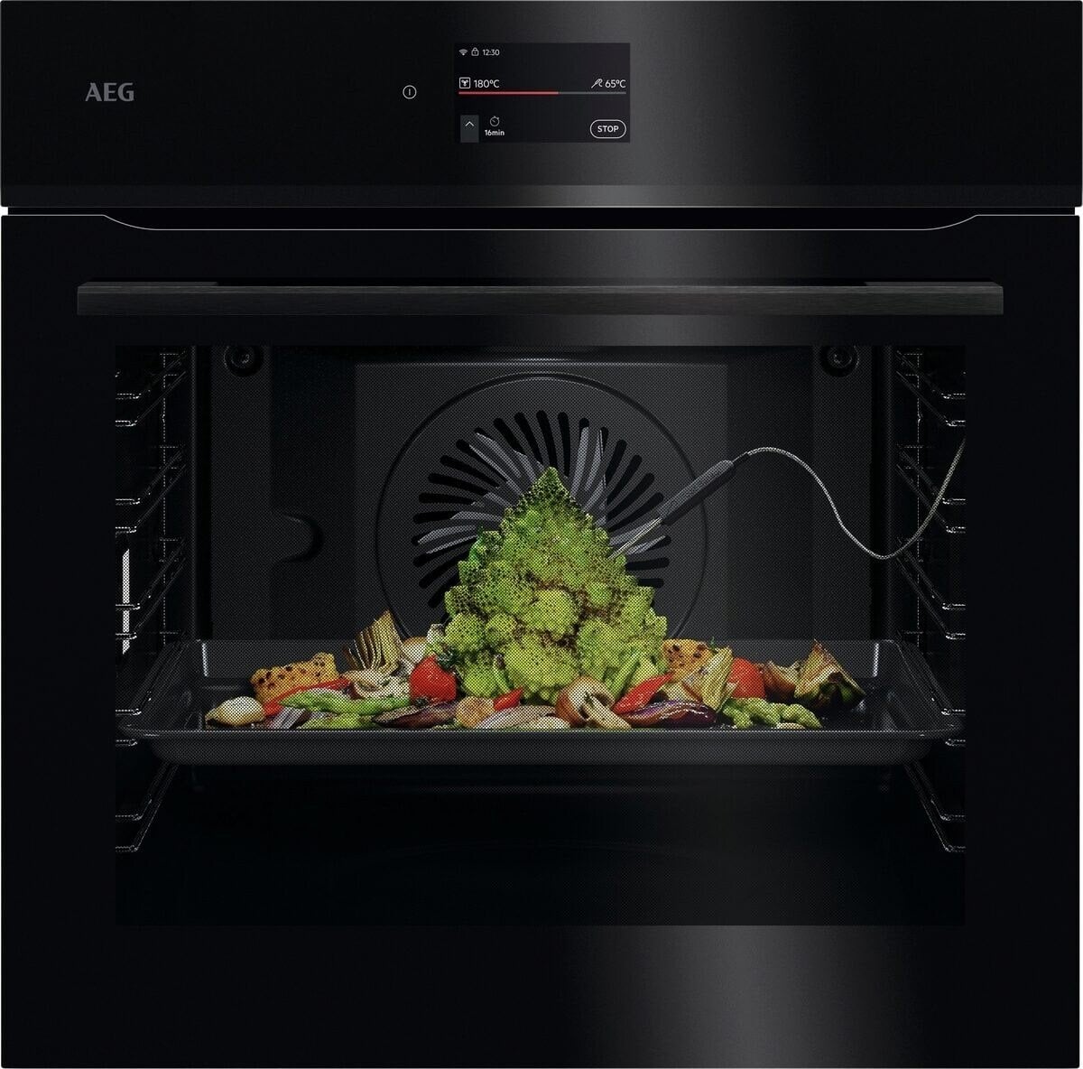 Built-in fan oven AEG NBE7P731AB