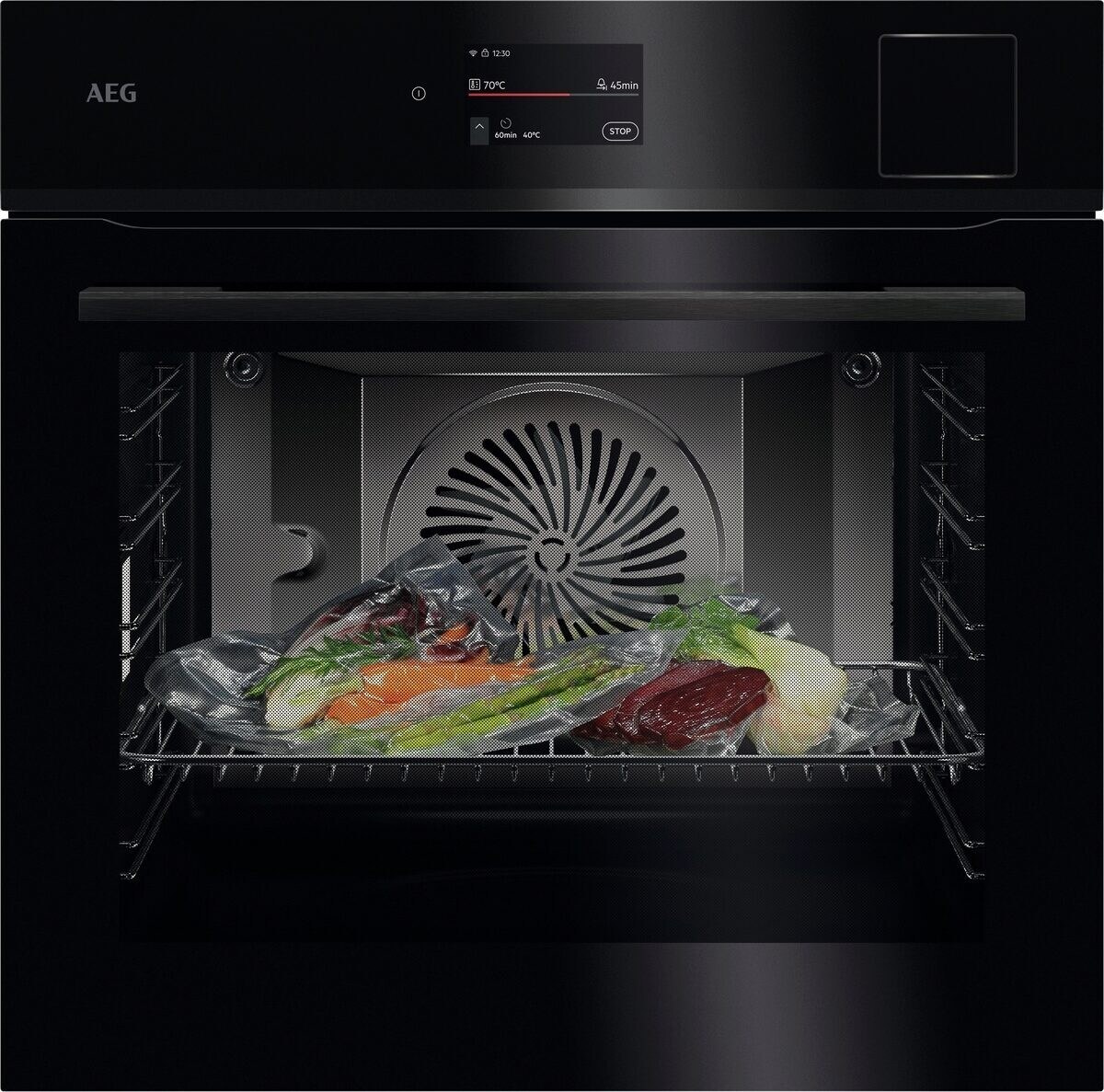 Built‑in steam oven AEG NBP8S731AB