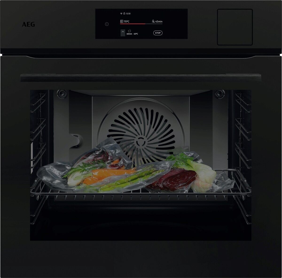 Built-in fan steam oven AEG NBP8S731AT