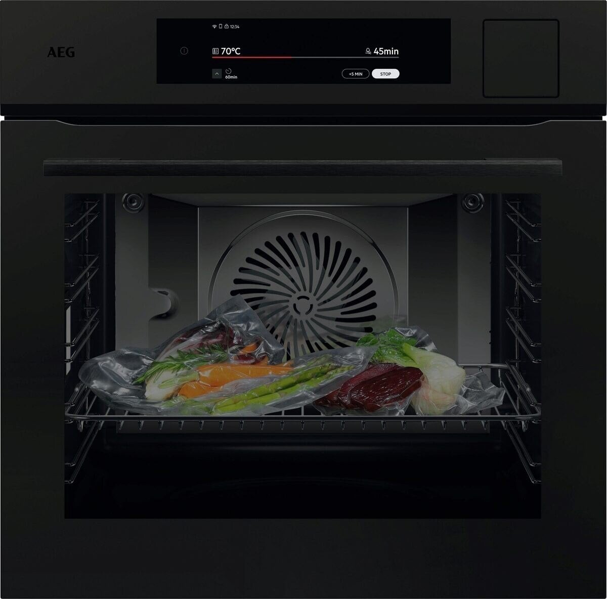 Built-in fan steam oven AEG NBP9S831AT