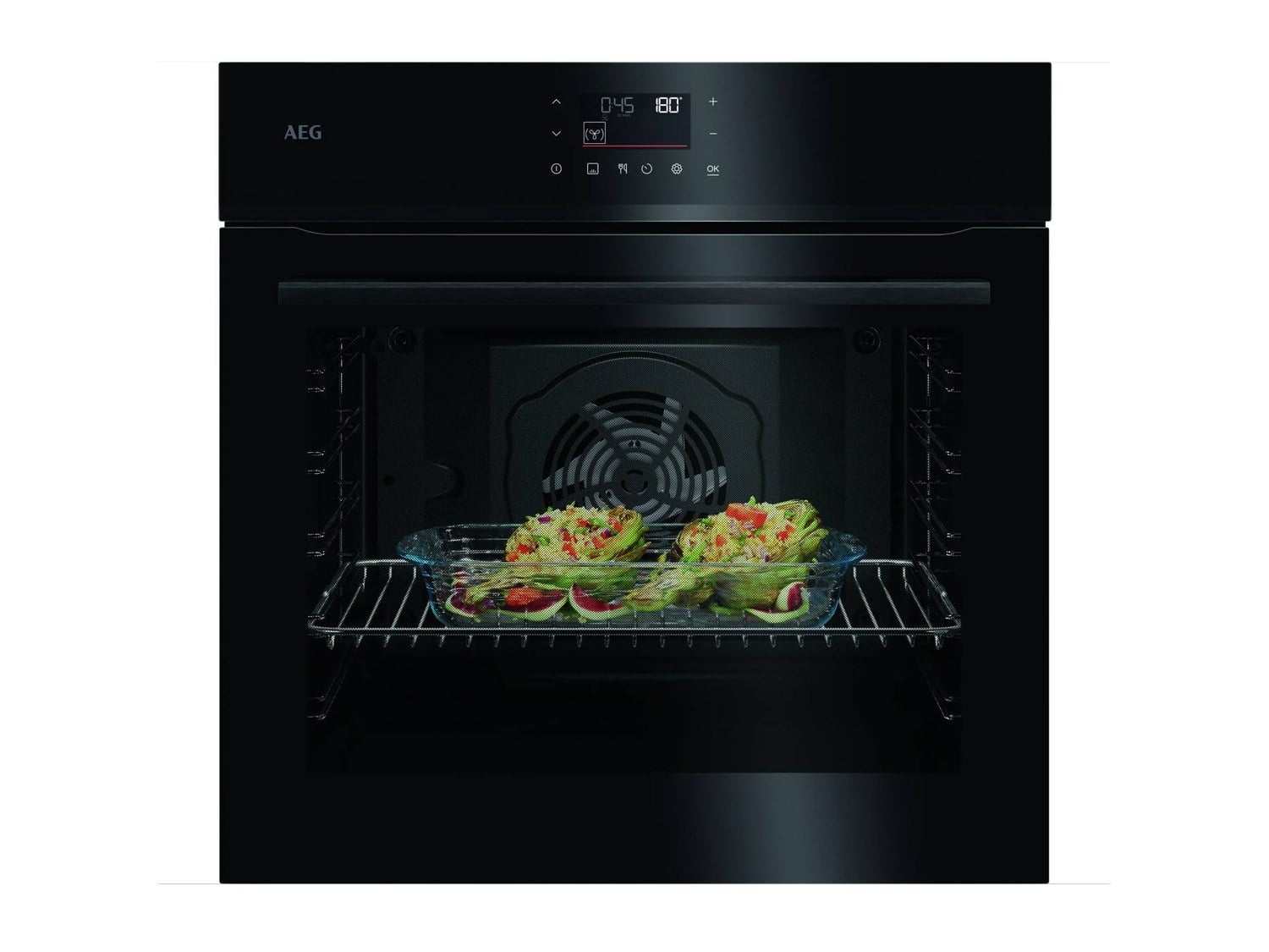 Einbau-Umluft Backofen AEG NBU5A43PB