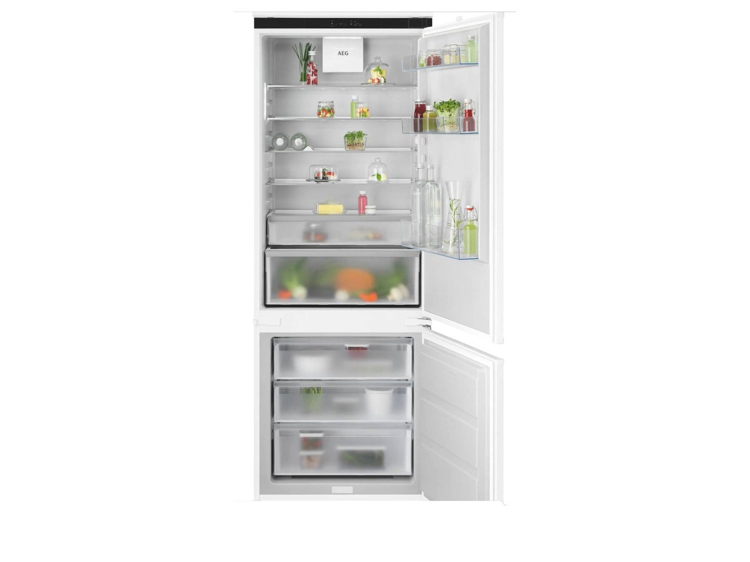 Lednice vestavná s mrazákem AEG NSC7T751ES