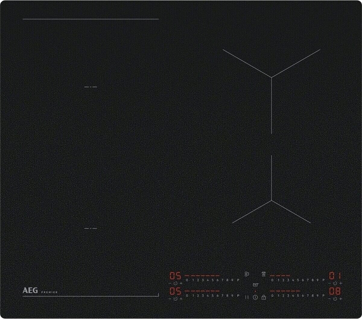 Induction hob of the PREMIER LINE AEG PI7000S60 SenseBoil Hob2Hood® SaphirMatt®
