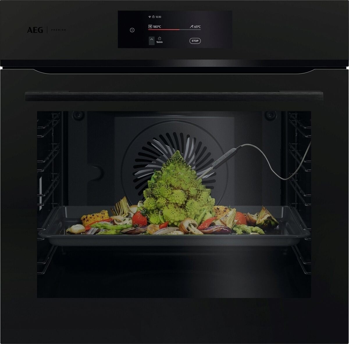 Built‑in fan oven of the PREMIER LINE AEG PO7000PT series