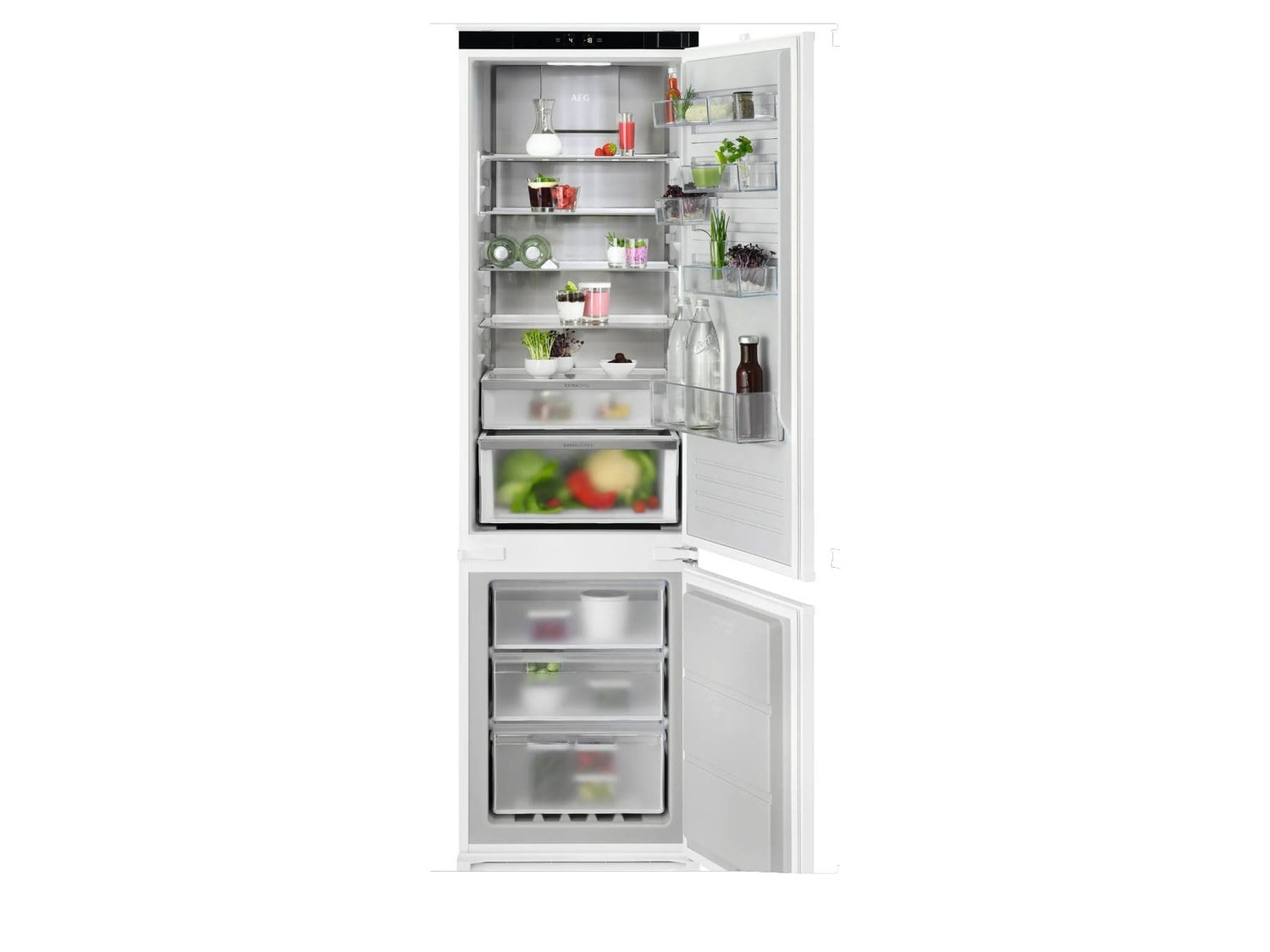 Einbau‑Kühlschrank mit Gefrierschrank AEG TC8MS191CS