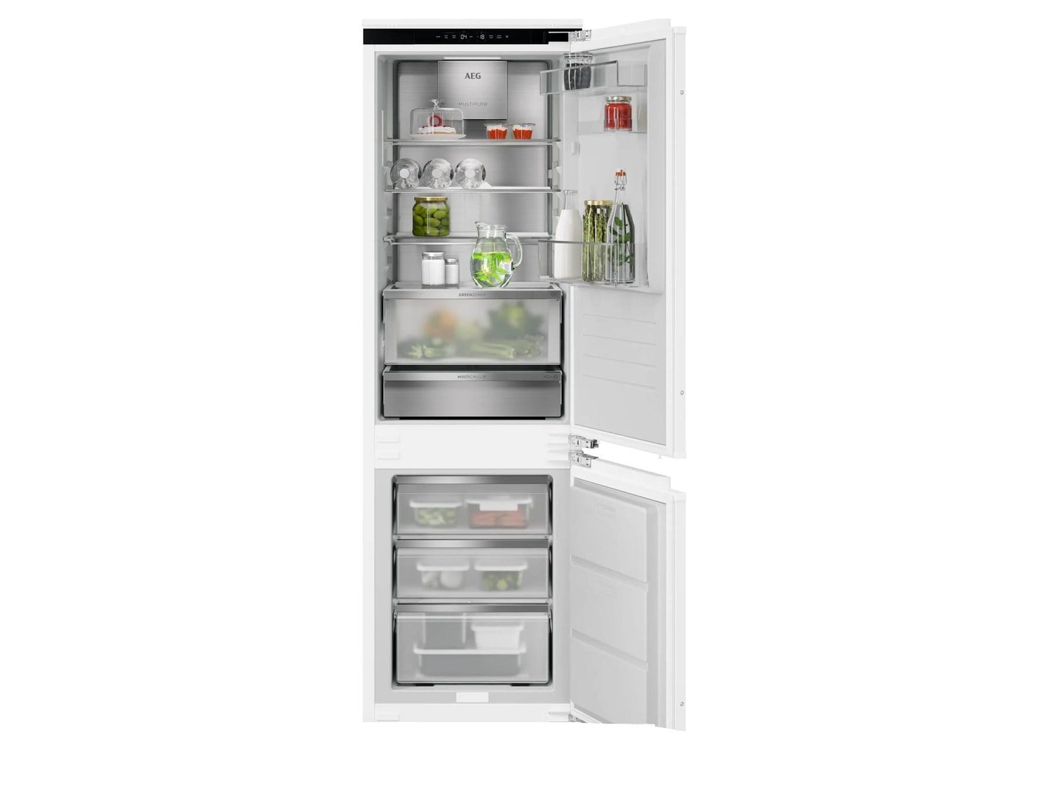 Einbau‑Kühlschrank mit Gefrierschrank AEG TC9MS181BC