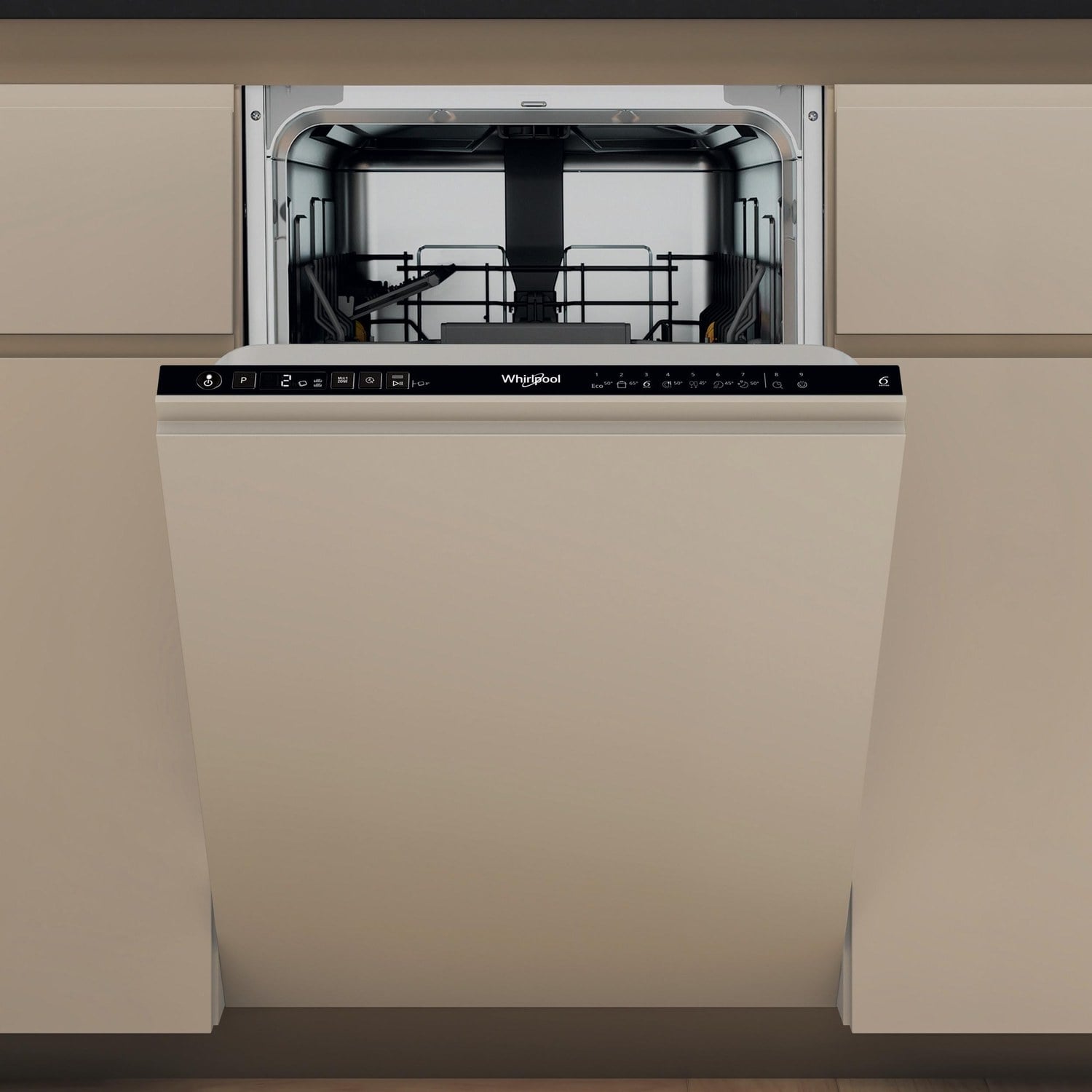 Vollständig Einbau-Geschirrspüler Whirlpool WH2IC10BS7LA0
