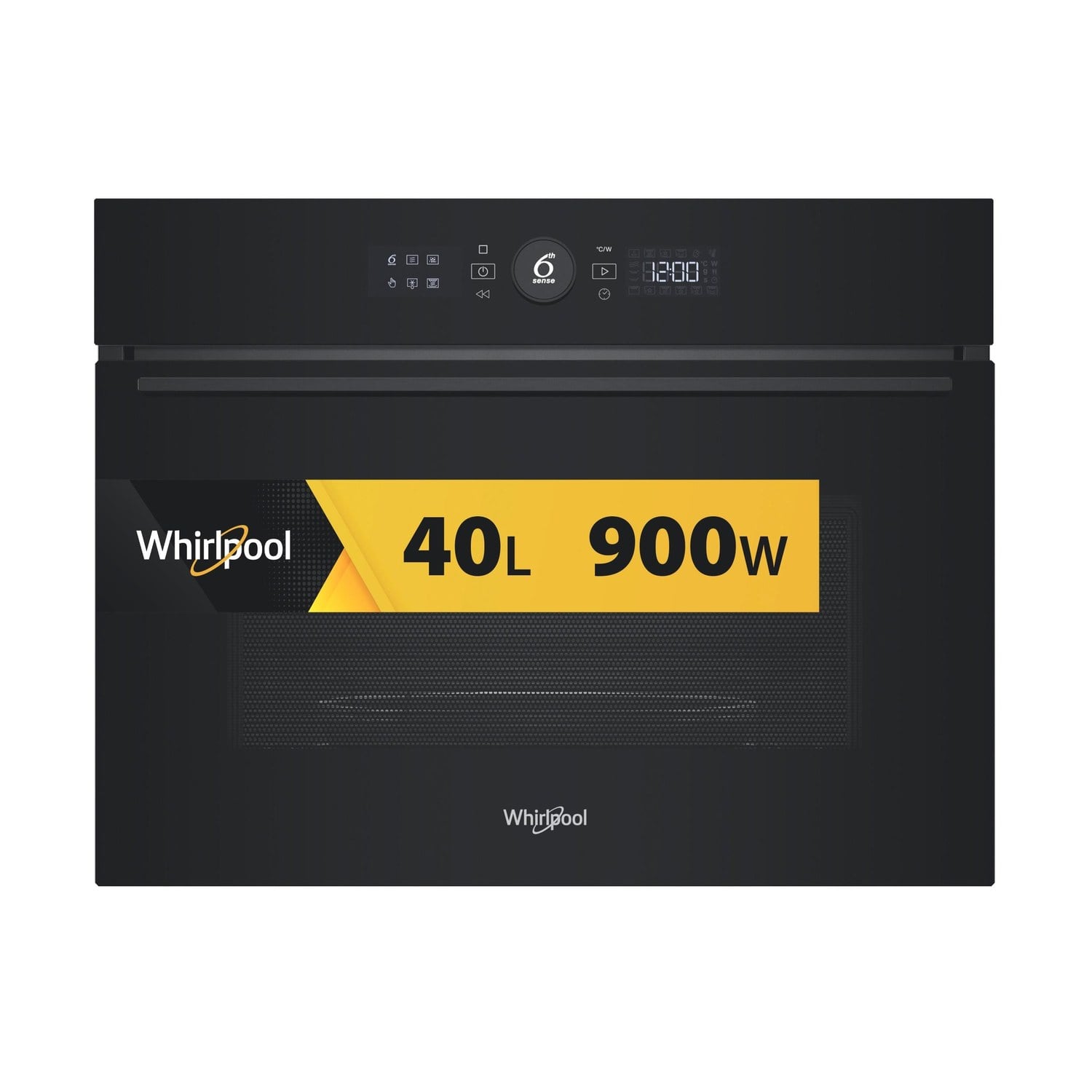 Built‑in compact microwave oven Whirlpool WMW57DMB, black