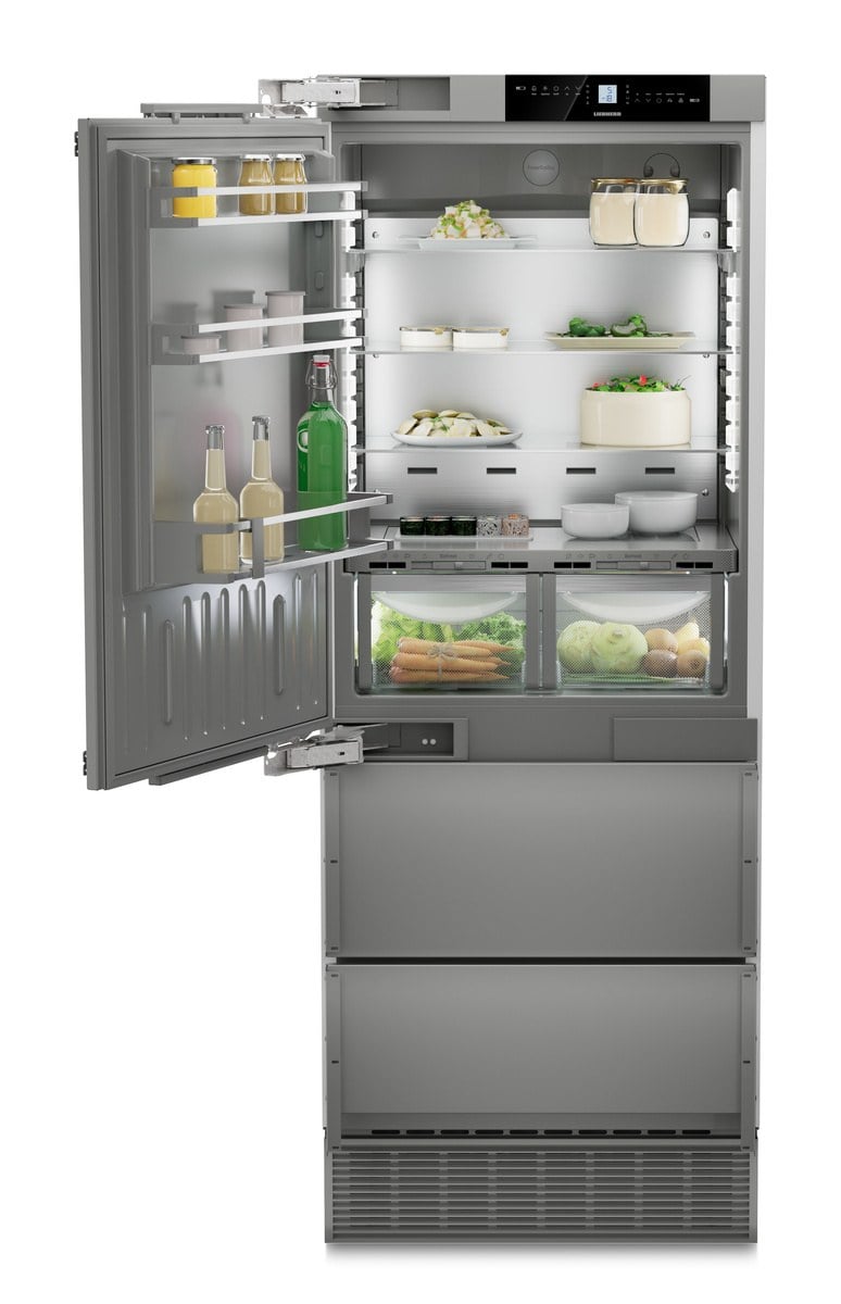 Einbau‑Kombikühlschrank Typ Frensch‑Door mit Gefrierschrank, PANTY VLEVO LIEBHERR ECBNe 7871 - 617