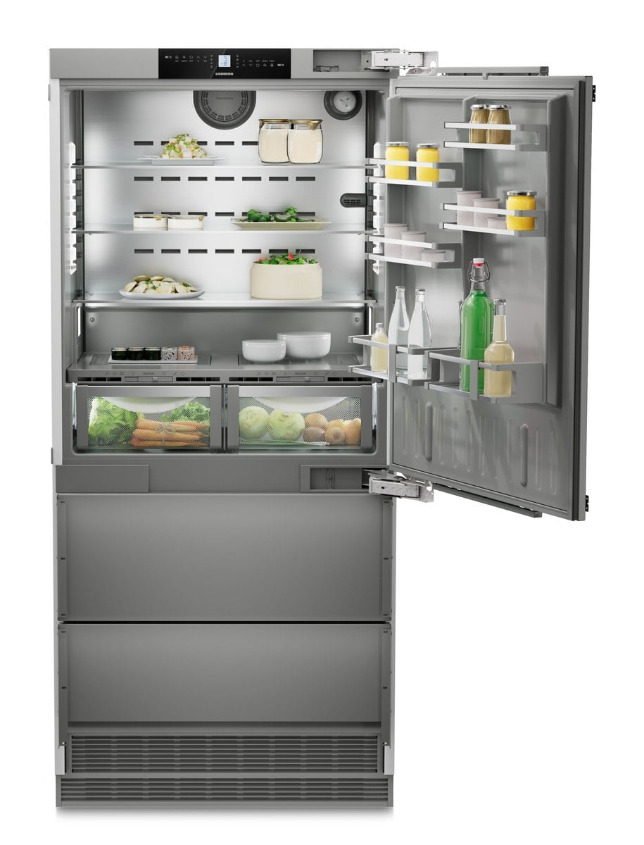 Einbau‑Kombikühlschrank vom Typ Frensch-Door mit Gefrierschrank, PANTY VPRAVO LIEBHERR ECBNe 8870 - 001