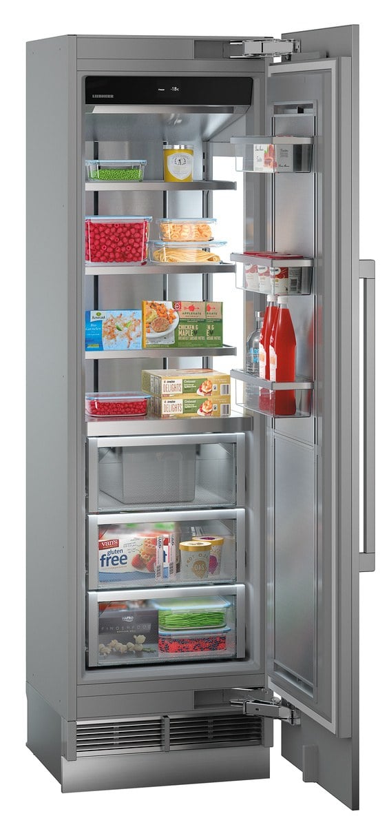 Einbau-Gefrierschrank Liebherr MONOLITH mit NoFrost und IceMaker mit Anschluss an Wasser EFNei 9670 (rechts)