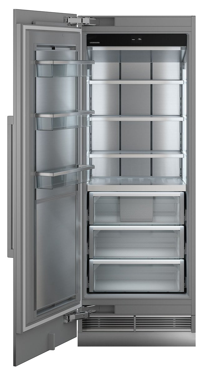 Einbau-Gefrierschrank Liebherr MONOLITH mit NoFrost und IceMaker mit Anschluss an Wasser EFNei 9771 (links)