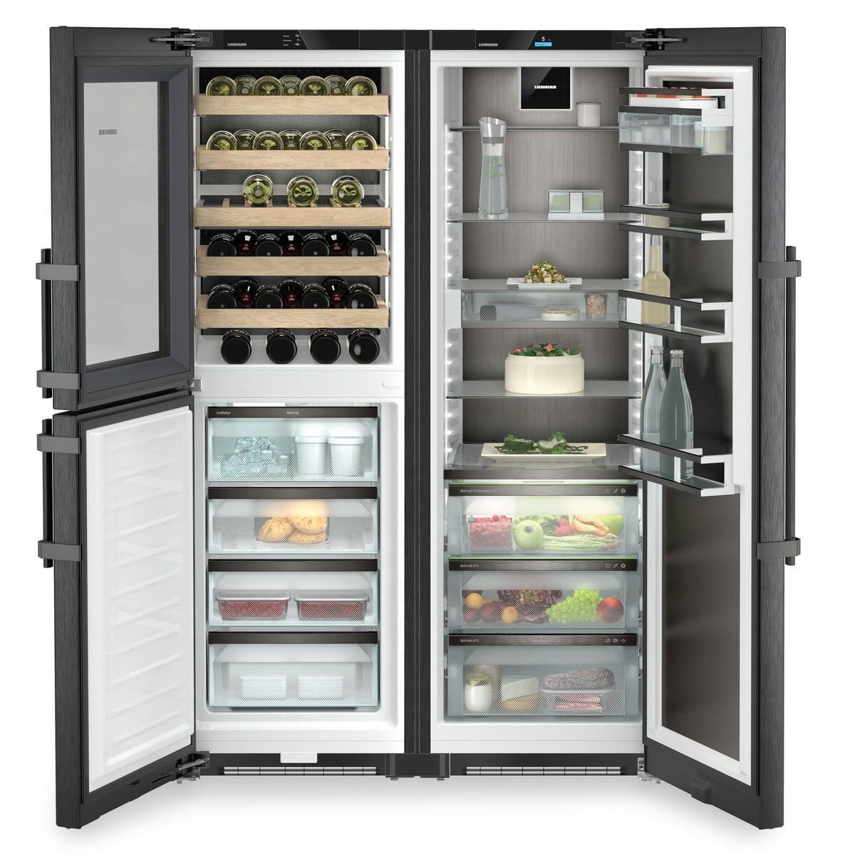 Freestanding combined Side by Side refrigerator Liebherr XRCbs 5295