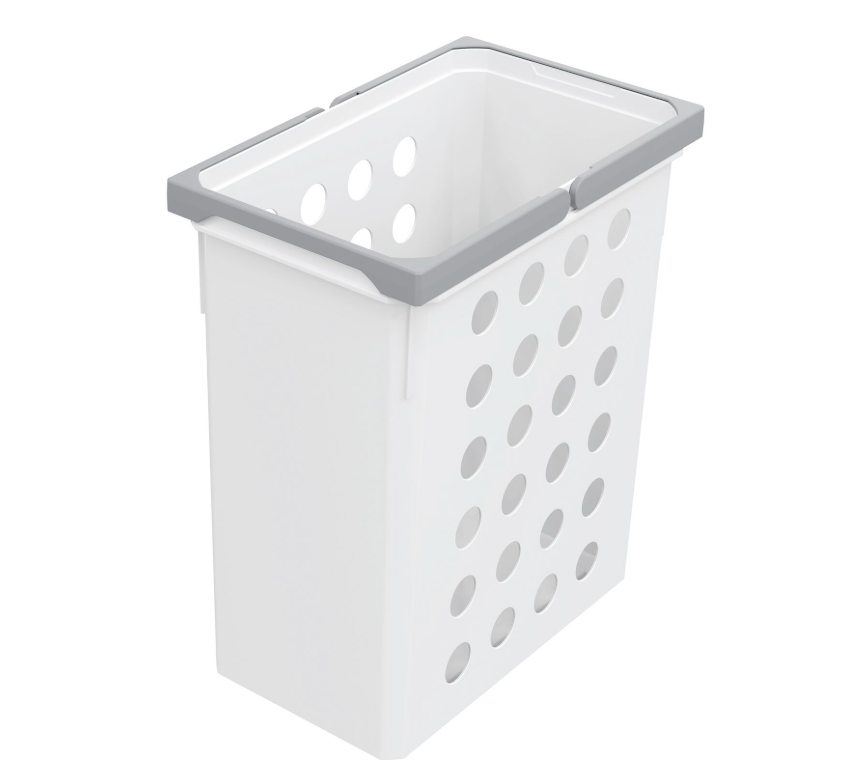 Koš na prádlo bílý 28 litrů
