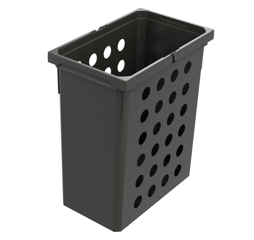 Koš na prádlo šedý 28 litrů