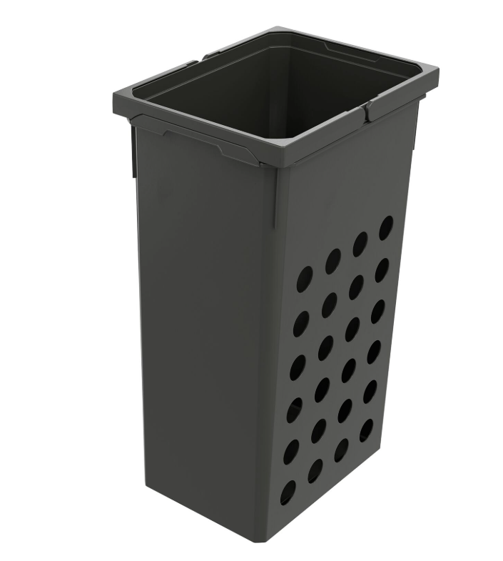 Koš na prádlo šedý 35 litrů