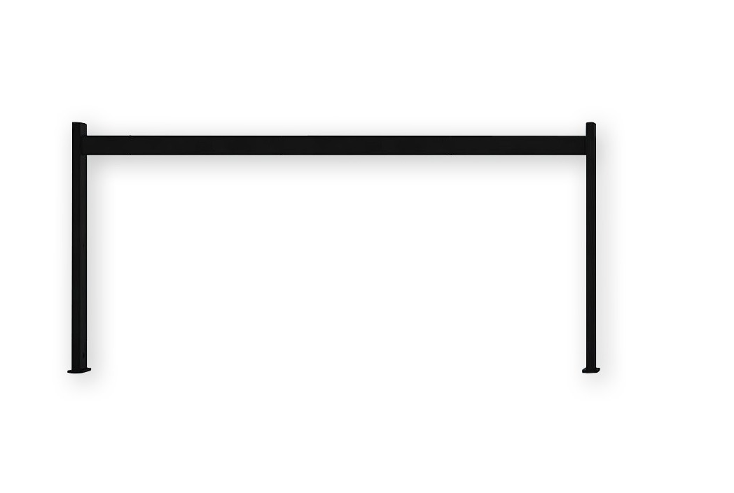 Stange mit Beleuchtung 900 mm für den Organizer für die Insel HANG‑TOP, schwarz